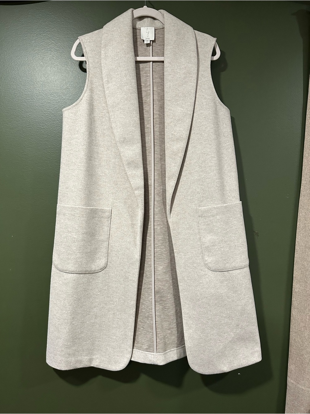 Joie Open-front Tan Vest